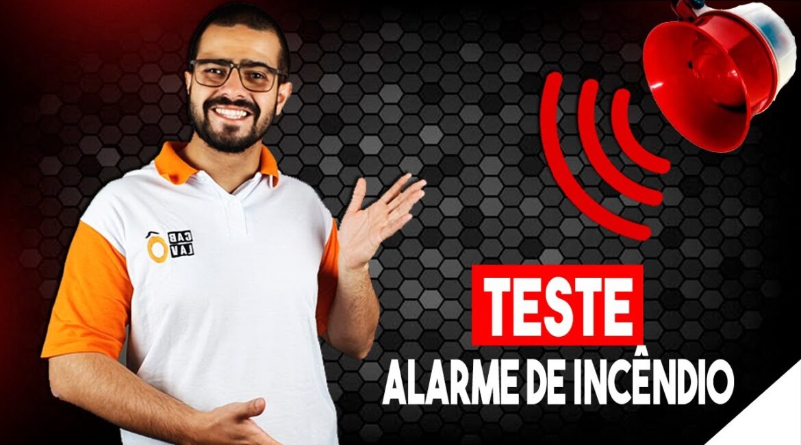 Como fazer teste no ALARME DE INCÊNDIO da maneira CORRETA