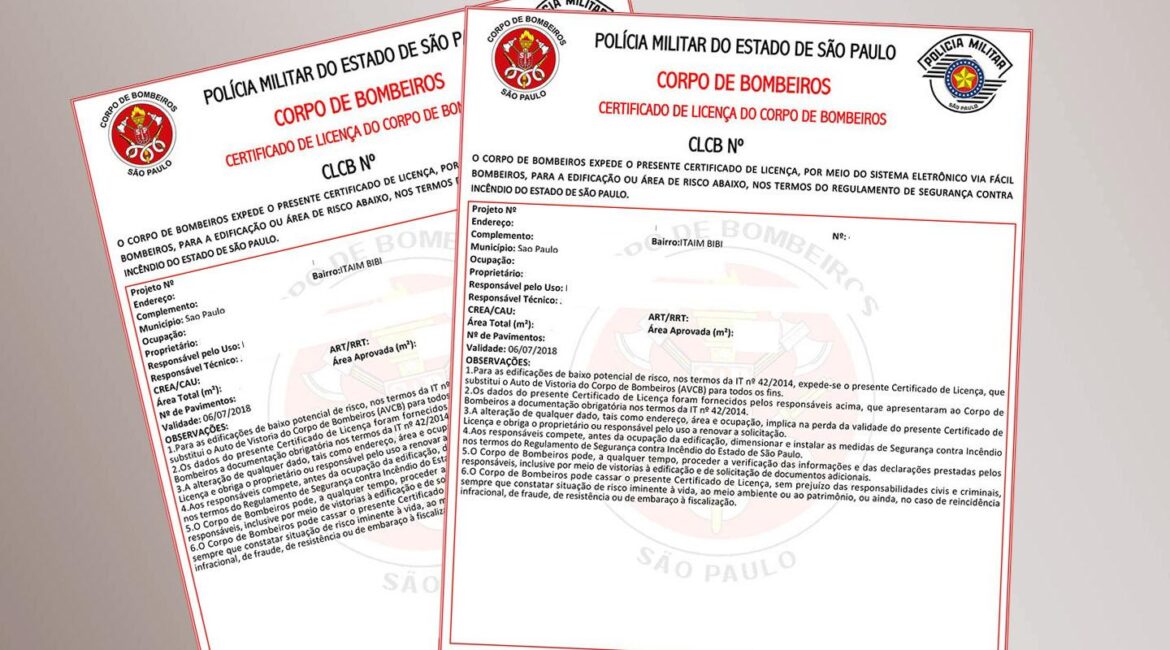 AVCB como fazer correções por FAT no Corpo de Bombeiros de São Paulo